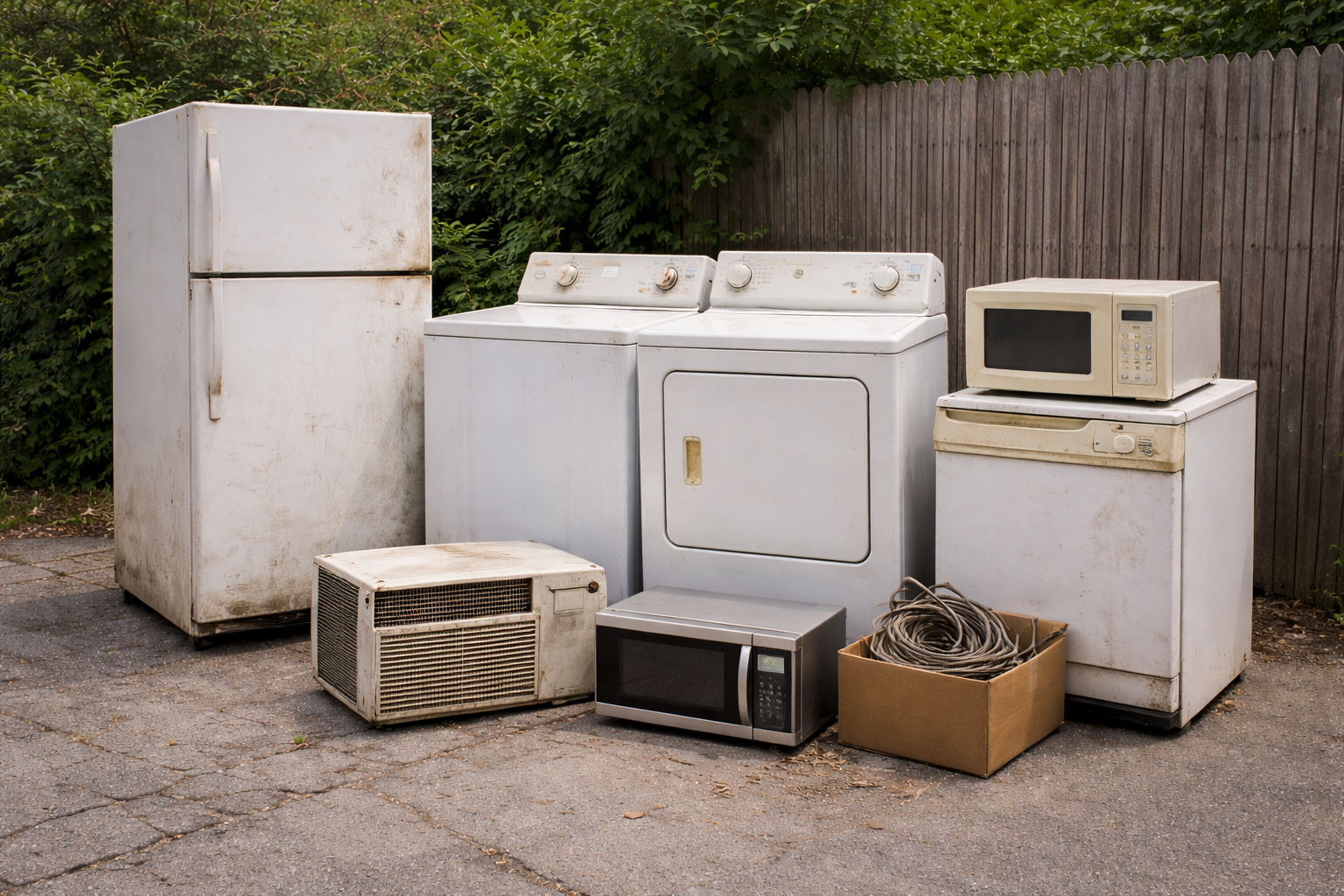 Appliance hauling service in Orange County