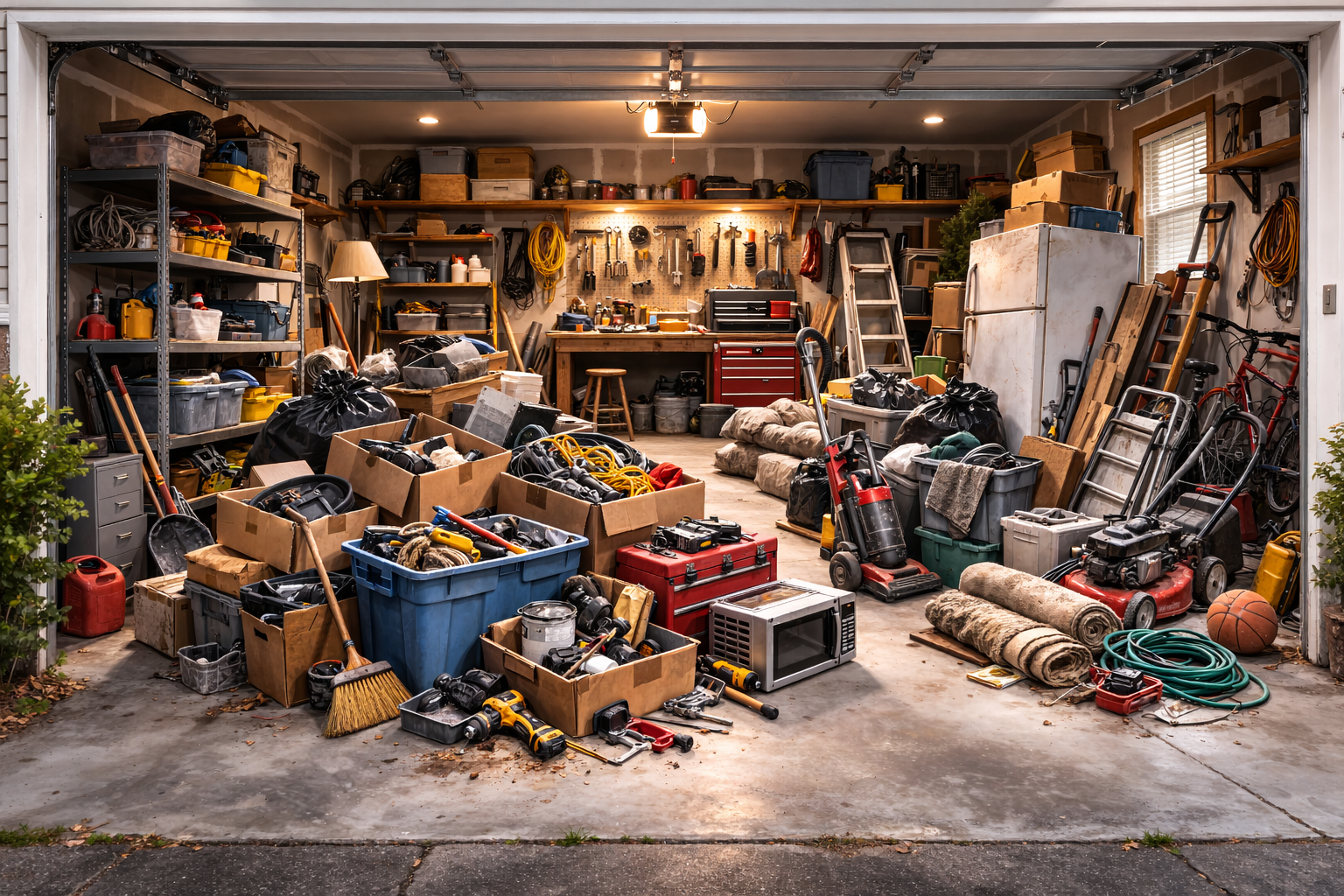 Garage cleanout service in Orange County